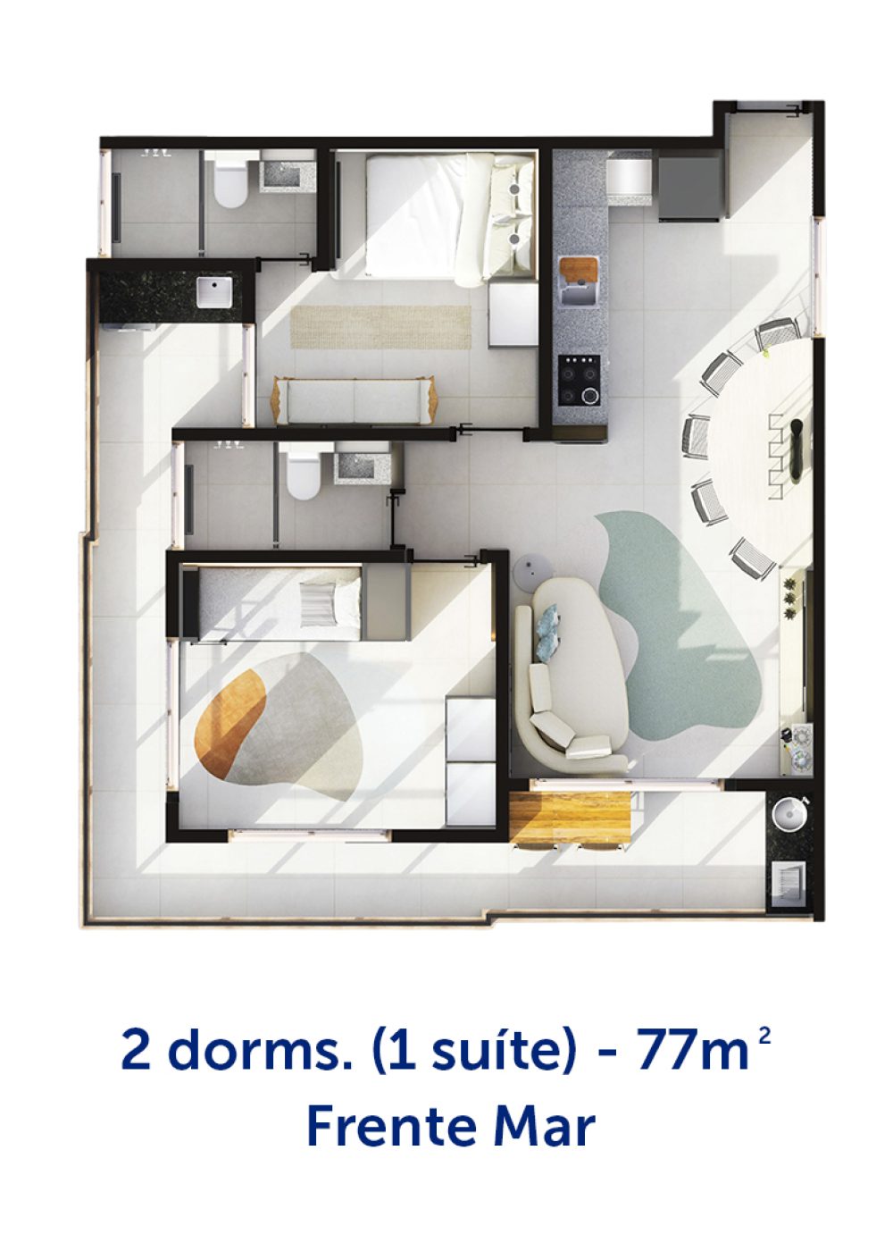 02 2 DORMS TORRE B - FRENTE MAR copiar